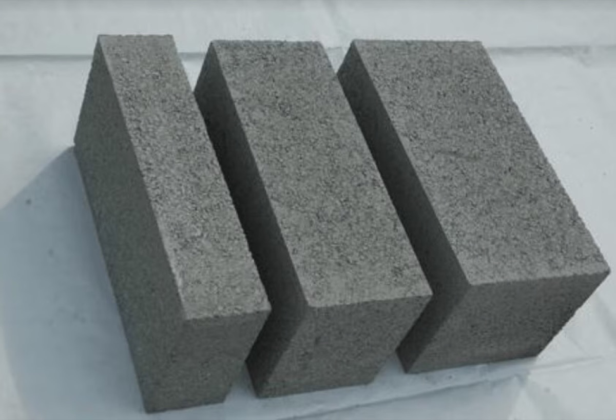 Solid concrete blocks